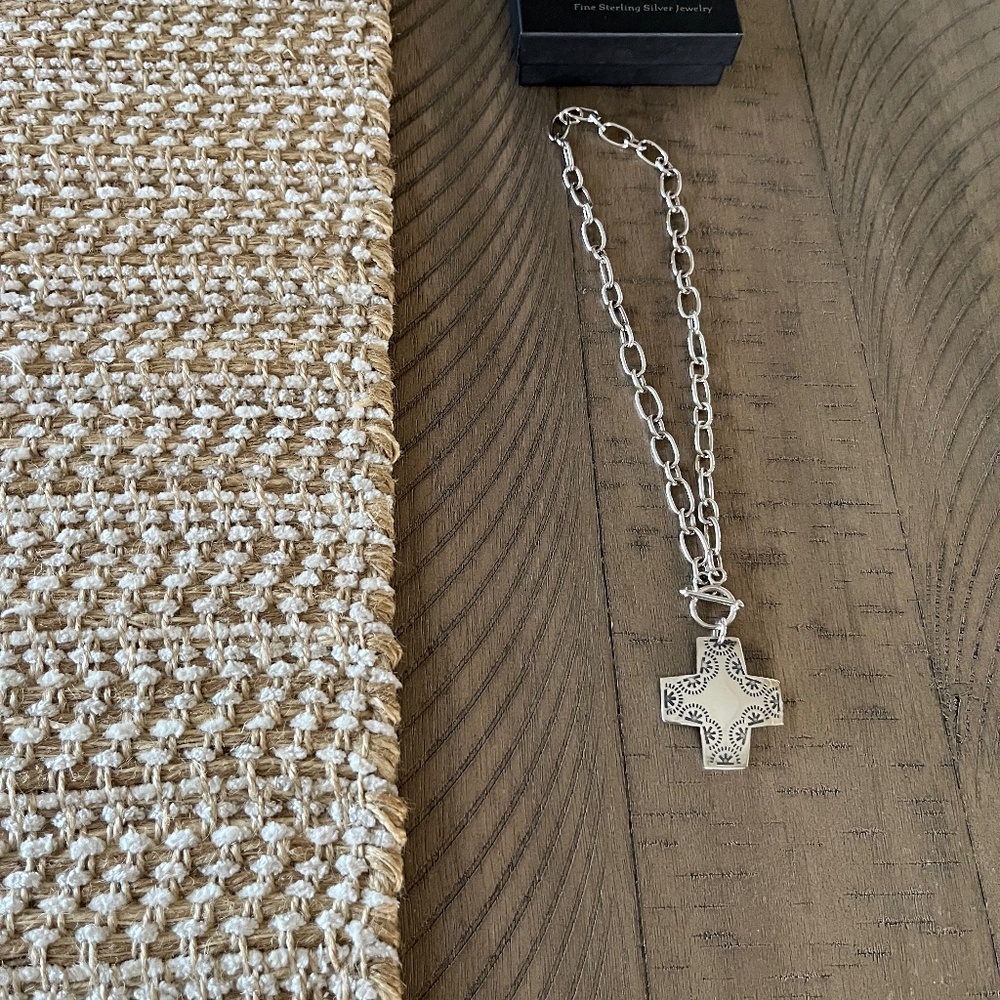 Silpada cross necklace